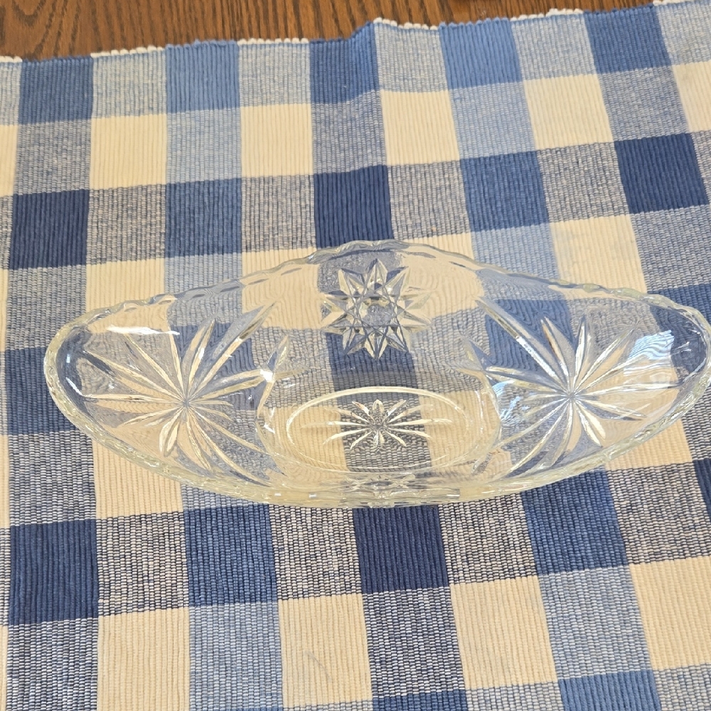 Clear Glass Decorative Bowl